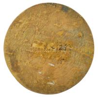 DN "Férfi portré" bronz egyoldalas emlékérem (95mm) T:1-