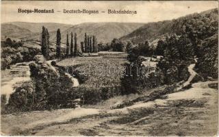 Boksánbánya, Németbogsán, Deutsch-Bogsan, Bocsa Montana; látkép. Adolf Rosner kiadása / general view (Rb)