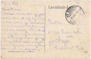 1916 Szapáryfalva, Szapárifalva, Tipari; Református templom, állami iskola. Schlänger Károly és Tsa ...