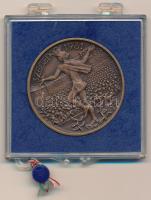 Tóth Sándor (1933-2019) 1981. "MÉE Szeged / Bartók Béla" bronz kétoldalas emlékérem plombá...