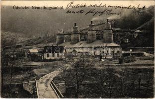 1909 Boksánbánya, Németbogsán, Deutsch-Bogsan, Bocsa Montana; Kolcán (Kolczán) mészkőbánya és mészégető telep / limestone quarry, lime burning plant (Rb)