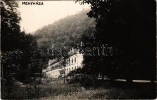 1930 Menyháza, Monyásza, Moneasa; Salon de cura / Gyógyterem / spa, bath. Wild Endre dr. photo (EB)