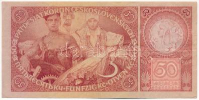 Csehszlovákia 1929. 50K "La 634997" T:III szép papír
Czechoslovakia 1929. 50 Korun "...