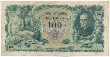 Csehszlovákia 1931. 100K "Ra 711021" T:III,III-
Czechoslovakia 1931. 100 Korun "Ra 7...