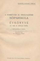 1941 Dombovári nőipariskola évkönyve 40 p