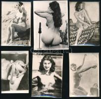 10 db erotikus, pornográf fotó, 10x6 cm körül