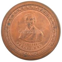 ~1950-1960. Pekár Imre 1838-1923 / Gabona Tröszt a gabonaipar szolgálatáért kétoldalas bronz emlékérem (70mm) T:2 peremhiba