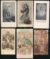 33 db régi szentkép, vegyes állapotban