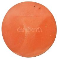 Molnár Elek (1916-1994) DN "Ady Endre 1877-1919" egyoldalas kerámia emlékérem (125mm) T:1-...