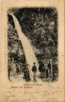 1903 Busteni, Cascada Urlatoarea / waterfall (r)