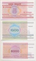 Fehéroroszország 1998. 1000R + 5000R + 2000. 5R T:I
Belarus 1998. 1000 Rubles + 5000 Rubles + 2000....