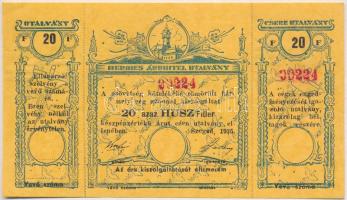 Szeged 1935. 20f Hermes áruhitel utalvány 90224 T:I Adamo SZE37.2