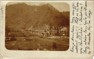 1906 Bégalankás, Lunkány, Luncanii de Jos; fűrésztelep / sawmill. photo (Rb)