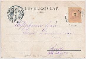 1899 (Vorläufer) Orsova, Korona kápolna. Hutterer G. kiadása / chapel (r)