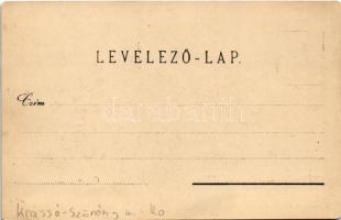 Orsova, Vaskapu-szoros. Hutterer G. kiadása / Eisernes Thor / Portile de Fier / gorge, canal (r)