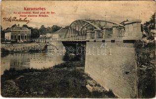 1906 Karánsebes, Caransebes; Új vashíd / Noul pod de fer. Editura Librariei diecesane / new bridge (Rb)