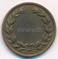 Ernszt Kálmán 1900. "Budapesti Atlétikai Klub" bronz kétoldalas díjérem (30mm) T:1-