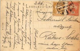 1909 Gyertyámos, Gertianosch, Gertiamos, Carpinis; Gemeindehaus / Községháza. W. L. 1400. / town hal...