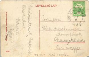 1912 Vízakna, Salzburg, Ocna Sibiului; Rákóczi tó. Budovsky L. kiadása / spa, lake + "NAGY-SZEB...