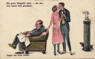 The good husband hold to light litho (Ek)