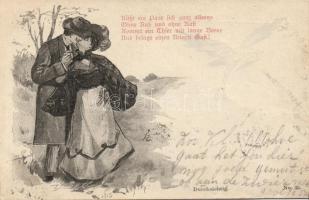 Couple hold to light