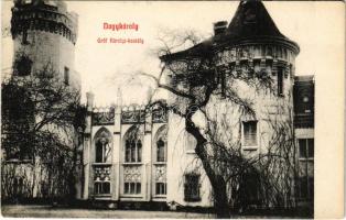 1908 Nagykároly, Carei; Gróf Károly kastély. Csókás László kiadása / castle (EK)