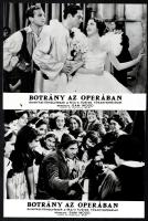 cca 1935 ,,Botrány az operában" amerikai filmburleszk jelenetei és szereplői (főszereplők a Mar...