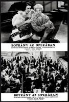 cca 1935 ,,Botrány az operában" amerikai filmburleszk jelenetei és szereplői (főszereplők a Mar...