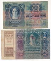 1913. 20K fekete "Romania Timbru Special" felülbélyegzéssel + 50K fekete "Romania Tim...