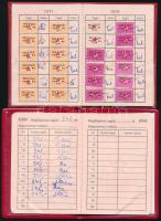 1958-1989 5 darab MSZMP igazolvány bizonyítvány egy személy részére
