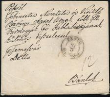 1847 Nagy Gábor táblabíró gyűjtő Kazinczy ügyvédje által írt levél