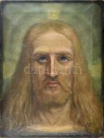 Olvashatatlan jelzéssel: Jézus. Olaj, vászon. 41x31 cm