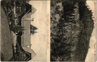 1917 Abrudbánya, Abrud; Detonáta hegy és menedékház. Radó Boldizsár felvétele és kiadása / mountain and rest house