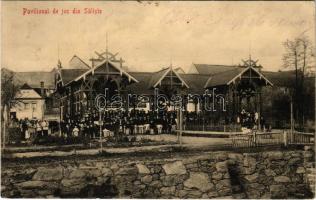 1908 Szelistye, Salistea Sibiului, Saliste; Pavilionul de joc / játék pavilon / game pavilion
