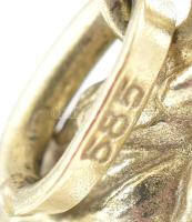 Arany (Au) 14K plasztikus oroszlán függő, jelzett, 2×2 cm, nettó: 4,1 g
