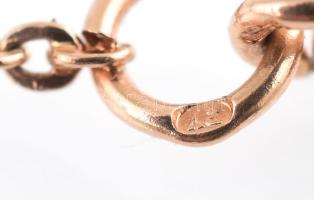 Arany (Au) 14K anker nyaklánc, jelzett, h: 60,5 cm, nettó: 2,9 g