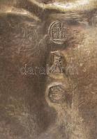 Ezüst(Ag) antik olasz szenteltvíztartó, korpuszos kereszt angyalokkal, jelzett, javított, h: 20,5 cm...