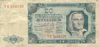 Lengyelország 1948. 20Zl T:III