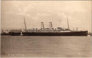 RMS Orsova angol óceánjáró / British ocean liner of the Orient Steam Navigation Company