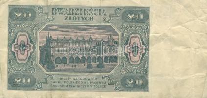 Lengyelország 1948. 20Zl T:III