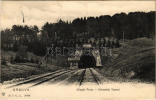 1909 Orsova, Ad Orientem Vasúti alagút / Porta-Orientalis Tunnel / railway tunnel