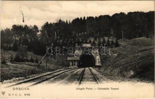 1909 Orsova, "Ad Orientem" Vasúti alagút / Porta-Orientalis Tunnel / railway tunnel