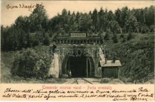 1901 Orsova, Ad Orientem Temesvár-Orsovai vasúti alagút / Porta-Orientalis Tunnel / railway tunnel (EK)