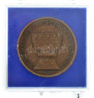 1984. MÉE Gyöngyösi Csoport - Gyöngyös 1334-1984 bronz emlékérem plombált műanyag tokban (42mm) T:1