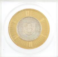 Sülle Mária 2000. "A Magyar Állam 1000 éves" Ag emlékérem (~35g/0.925/42,5mm), körülötte a...