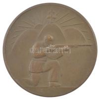 ~1930-1940. PSE (Postás Sport Egyesület) 1899 kétoldalas bronz emlékérem (30mm) T:1-
