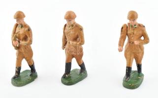 3 db elasztomin katonai játék figura 10 cm