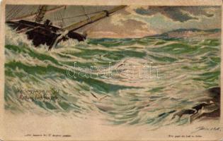 Life boat hold to light litho