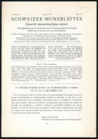 6 különböző német nyelvű numizmatikai értesítő "Numisma tisches Nachrichten blatt 1973/6, 1975/...