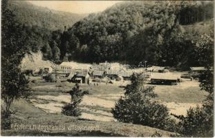 1906 Hidegszamos, Somesu Rece (Kolozsvár mellett / near Cluj); Villanytelep. Ferencz és Társa fényképészektől / electric power plant, power station (fl)